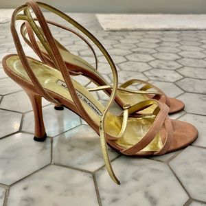 Rosy pink Manolo Blahnik sz36